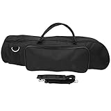 Ladieshow Wasserdicht Trompetentasche，Black Oxford Cloth Musikinstrument Trompetentasche...