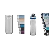 Contigo Luxe Autoseal Thermobecher, Edelstahl-Reisebecher, Isolierflasche 470 ml &...