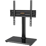 PERLEGEAR TV Standfuss TV Ständer Schwenkbar für 24-55/60 Flach & Curved Fernseher bis...