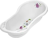 keeeper Hippo Ergonomische Babywanne, Ab 0 bis ca. 12 Monate, 100 cm, Wiktoria, Weiß