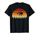 Vintage Sonne Snowboard Geschenk für Snowboarder T-Shirt