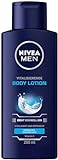NIVEA MEN Vitalisierende Bodylotion, vitalisierende Körperpflege spendet 24+...