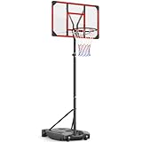 Yohood Basketballkorb Outdoor für Kinder/Jugendliche, Basketballkorb mit Rollen Tragbar,...