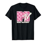 MTV Music Television Día de San Valentín Heart Pattern Fill T-Shirt