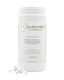 ZeoBent MED 600 Detox-Kapseln, Medizinprodukt, hochdosiert, hochwirksam ultrafein 9µm,...