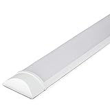 HOFTRONIC - 1er Pack LED Batten 120cm 40W Integrierte Röhrenlampe 4000K...