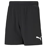 PUMA unisex-child Shorts, Puma Black-Puma White, 128