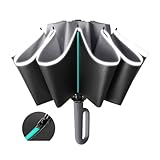 RONMX Regenschirm Automatik, Modern 60 Rippen Taschenschirm, 42' / 106cm Taschenschirm...