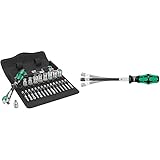 Wera Zyklop Speed-Knarrensatz 8100 SA 6, 1/4 Zoll-Antrieb, metrisch, 28-teilig,...