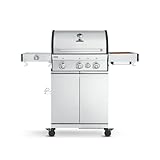 BURNHARD 3-Brenner Gasgrill FRED Deluxe 2023 inkl. Backburner, 900°C...