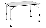 BERGER praktisch Ivalo 2 Campingtisch - Klapptisch höhenverstellbar 115x70cm Alu klappbar...