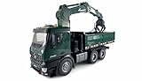 Amewi 22568 Mercedes-Benz Arocs Lizenz-Kranwagen mit Kipper, RTR inkl. Akku und...