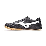 Mizuno Unisex Morelia In Hallenfußballschuhe, Schwarz/Weiß/Silber, 42 EU