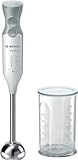 Bosch Stabmixer ErgoMixx MSM66110, Edelstahl-Mixfuß, Mix- und Messbecher, 2...