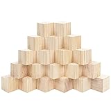 Belle Vous Holzwürfel Groß (20Stk) Holz Würfel 5 x 5 x 5cm Holzklötze Natur -...