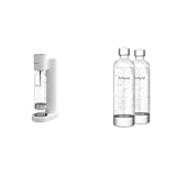 Bundle aus Sodapop Wassersprudler Cooper weiß inkl. 1x PET-Flasche, Stylisch und...