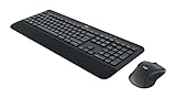 Logitech MK545 erweiterte drahtlose Tastatur und Maus, QWERTZ-Layout