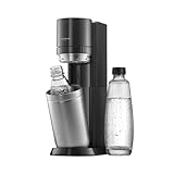 SodaStream Wassersprudler DUO Umsteiger ohne CO2-Zylinder, 1x 1L Glasflasche und...