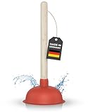 Klangfeiler® Abflussreiniger Pömpel - 140mm Saugglocke - Extra Saugstark & Made in...