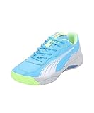 PUMA Unisex NOVA Smash Tennis Shoe, Luminous Blue White-Glacial Gray, 44 EU