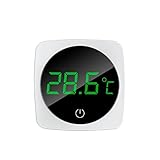 Etlephe Aquarium Thermometer,LED Digitalanzeige Hohe Präzision Elektronische...