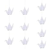 WANDIC Origami-Papierkraniche, handgefertigt, gefaltet, Origami-Papierkranich-Girlande...