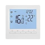 Gbtdoface 1 x Smart-Thermostat, Fußbodenheizungs-Thermostate, WLAN-Thermostat, digitaler...