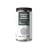 NATURE LOVE® Guarana Koffein Gummies – 90 Stück – ohne Zuckerzusatz –...