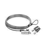 ACT Laptop Schloss Sicherheitskabel 2m, Keyed Cable, Nano Slot Notebook Schloss,...