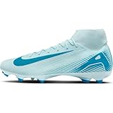 Nike Herren Zoom Superfly 10 Acad Fg/Mg Fussballschuh, Glacier Blue/Blue Orbit, 44.5 EU