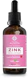 ALIVITA Zink Bisglycinat mit Vitamin C, Vitamin B6 und B12-30ml Tropfen für...