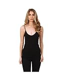 Vero Moda NOS Damen Top VMMAXI MY SOFT V SINGLET NOOS, Schwarz (Black), 42...