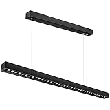 Zewanny LED Pendelleuchte Hängelampe büro esstisch Hängeleuchte, 107CM 36W 4000K...