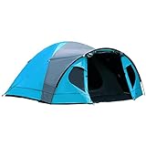 Portal Blackout Zelt 3-4 Perosonen mit Vorzelt Camping Kuppelzelt 4000mm...