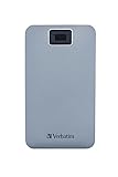 Verbatim Executive Fingerprint Secure HDD, 2 TB, Grau, Externe Festplatte mit...