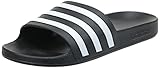 adidas Herren Adilette Aqua Dusch Badeschuhe, Schwarz, 44.5 EU