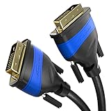 KabelDirekt – Dual Link DVI Kabel – mit Ferritkern für störungsfreie...