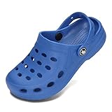 BeKiddy Unisex Kinder Eva Clogs Leichte Gartenschuhe Jungen Mädchen 20-35 EU (Blau,...