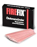 FIREFIX 2077 Ölofenanzünder l Kaminanzünder bestehend aus paraffingetränktem...