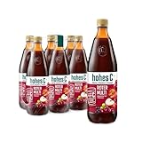 hohes C Roter Multivitamin (6 x 1l), 100% Saft, Apfel, Traube, Zitrone, 7...