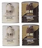 Luicella's Eis-Mix Eispulver Probierpaket - 100% natürlich - 2x Schoko Deluxe & 2x Echte...