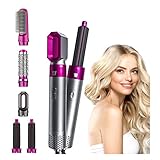 5-in-1 Multifunctional Curling Iron Set,Hot Air Styler Hair Dryer Comb Multifunctional...