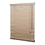 Ventanara® Holzjalousie 35mm Eiche Holz Jalousie Jalousette Echtholz 80 x 130...