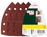 Bosch Accessories Bosch 25tlg. Schleifblatt Set (für Holz, Spachtelmasse, Farben und...