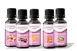 Hello Shape Flavour Drops zuckerfrei Mix-Box (Set, 5x 30ml) Geschmacks Tropfen...