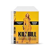 3L DVD Hüllen mit Ringbuch Löcher zur DVD-Filme Aufbewahrung – 100 Stück -...