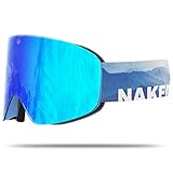 NAKED Optics® Skibrille Snowboard Brille für Damen und Herren - Verspiegelt...