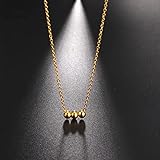 Kette EIN medaillon Juwelen Style Miniature Freundin Muttertag Minimalistische Perlen...