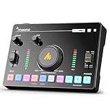 MAONO MaonoCaster Audio-Interface-Streaming-Mixer mit Pro-Vorverstärker,...