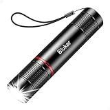 Blukar LED Taschenlampe Aufladbar, Superhelle Zoombare 2000 Lumen Mini Torch mit 4...